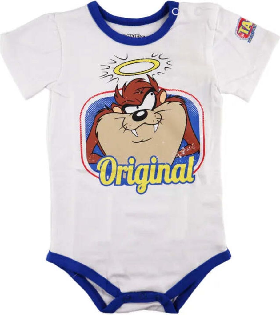 Looney Tunes tasmanische Teufel Baby kurzarm Body – 86 / Weiß