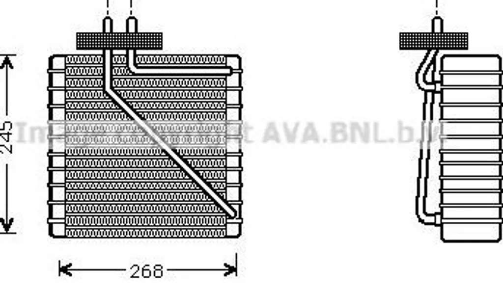 Évaporateur AVA FDV270 Climatisation OE 1041278 pour Galaxy et Sharan