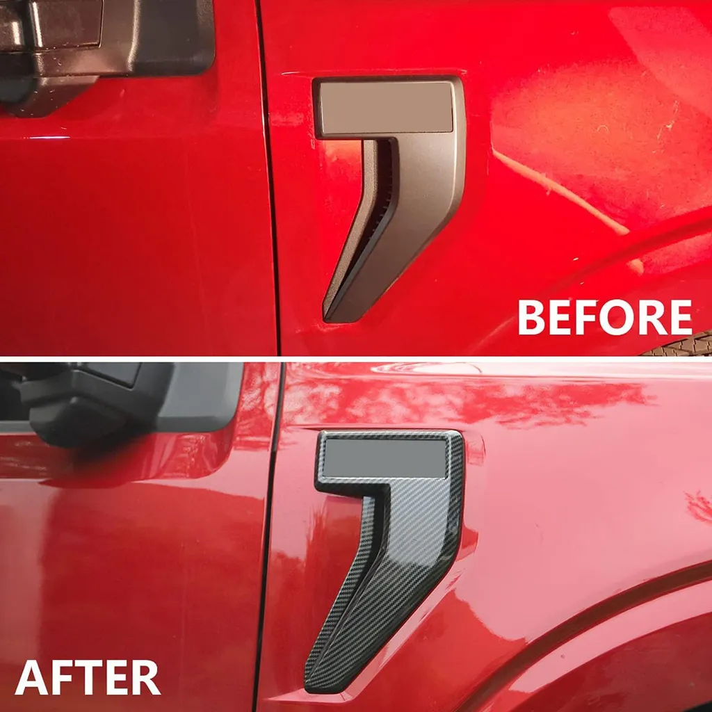Garniture Aile Ford 2021 Look Carbone : Finition ABS Haute Résistance - 5