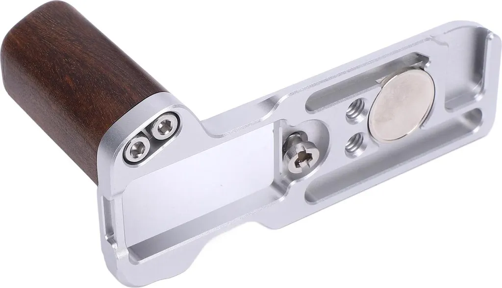 Support Vertical L-Bracket pour X-M5 Grip en Bois et Fixation Rapide