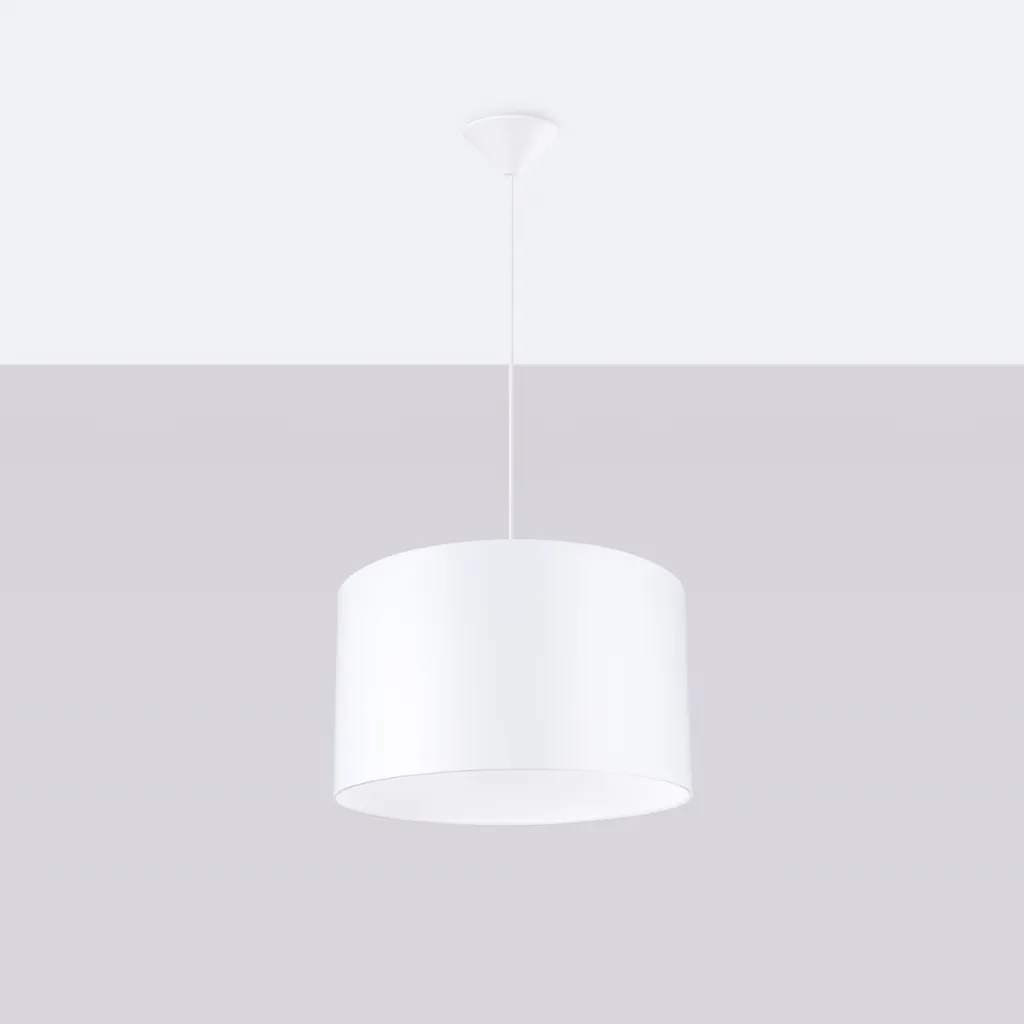 Éclairage Plafond Chambre et Salon Suspension NOVA 40 Blanche E27 - 2