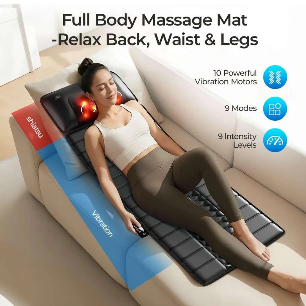 Appareil de massage dos et nuque Zimilo pour relaxation bureau et maison - 2