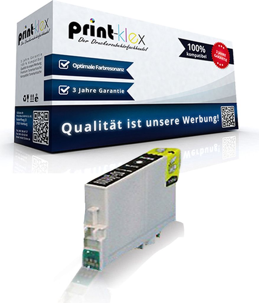 Kompatible Reinigungspatrone für Epson StylusD68 StylusD68PE StylusD88 StylusD88PE StylusD88Plus T 0611 T0611 Black Schwarz - Office Light Serie