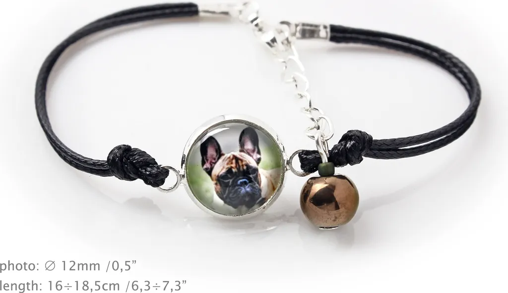 Acquista Bracciale Bulldog Francese con Foto | Art-Dog Originale - 5