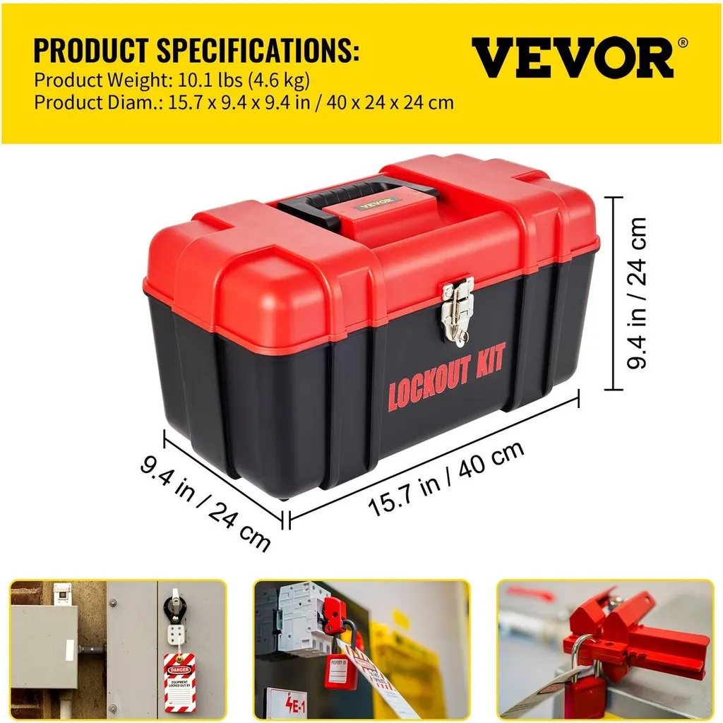 Kit loto électricité 42 pièces pour sécuriser la consignation usine