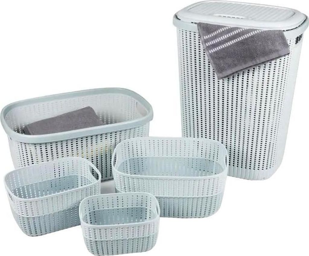 Wäschekörbe-Set, 5-tlg