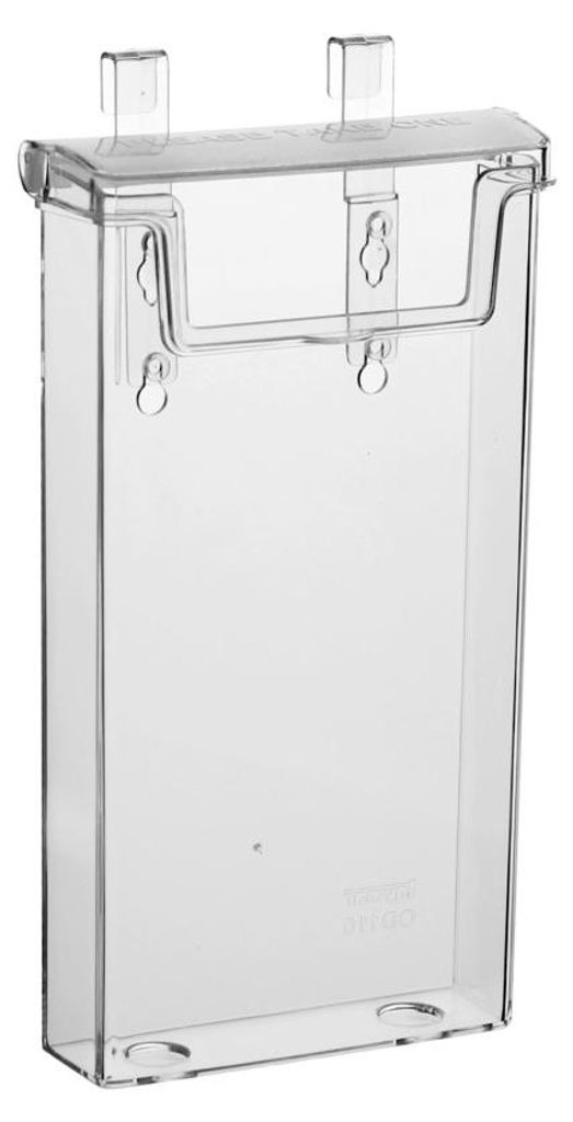 DIN Lang Prospekthalter mit Deckel Hochformat für Produktbild 