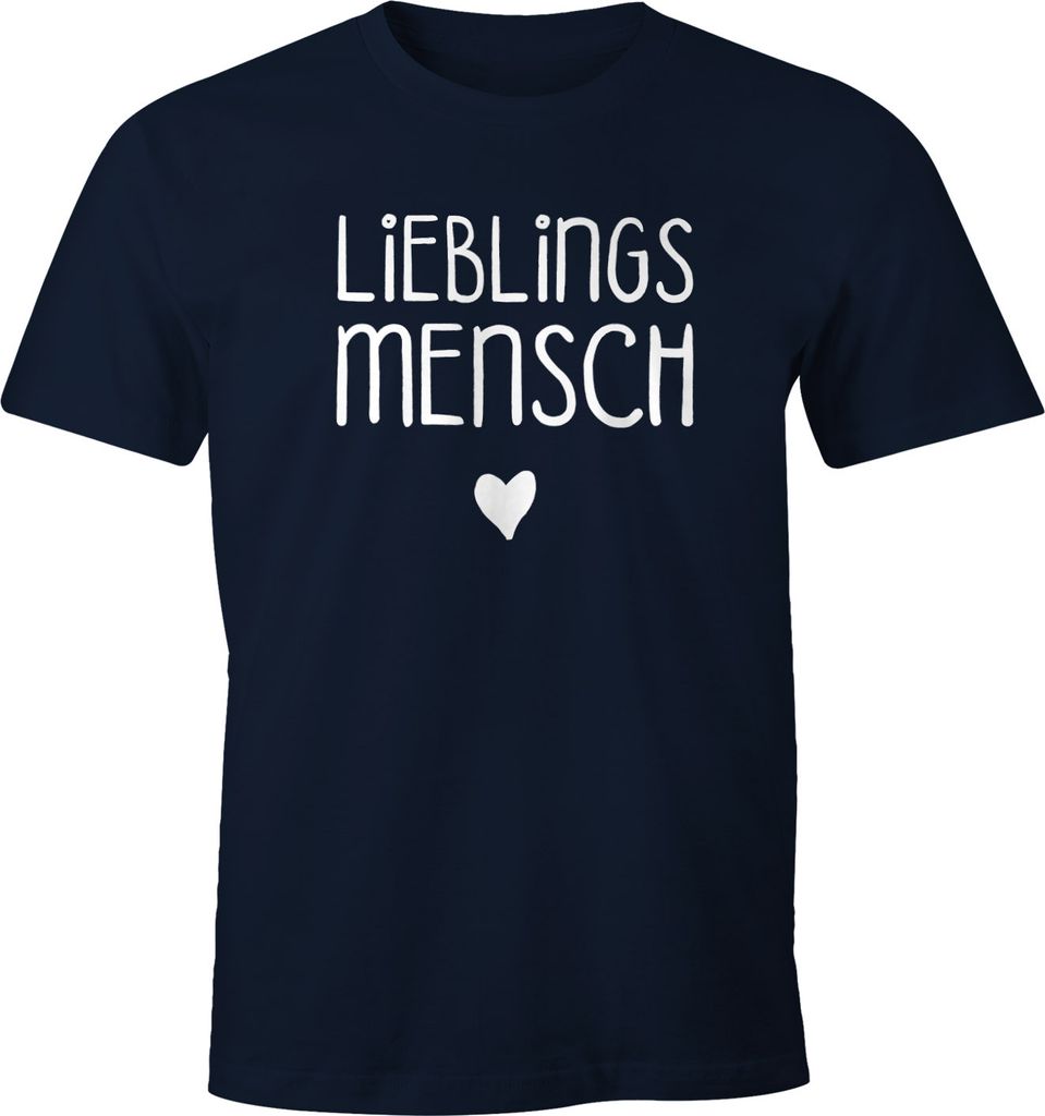 Lieblingsmensch Herren T-Shirt von Moonworks M
