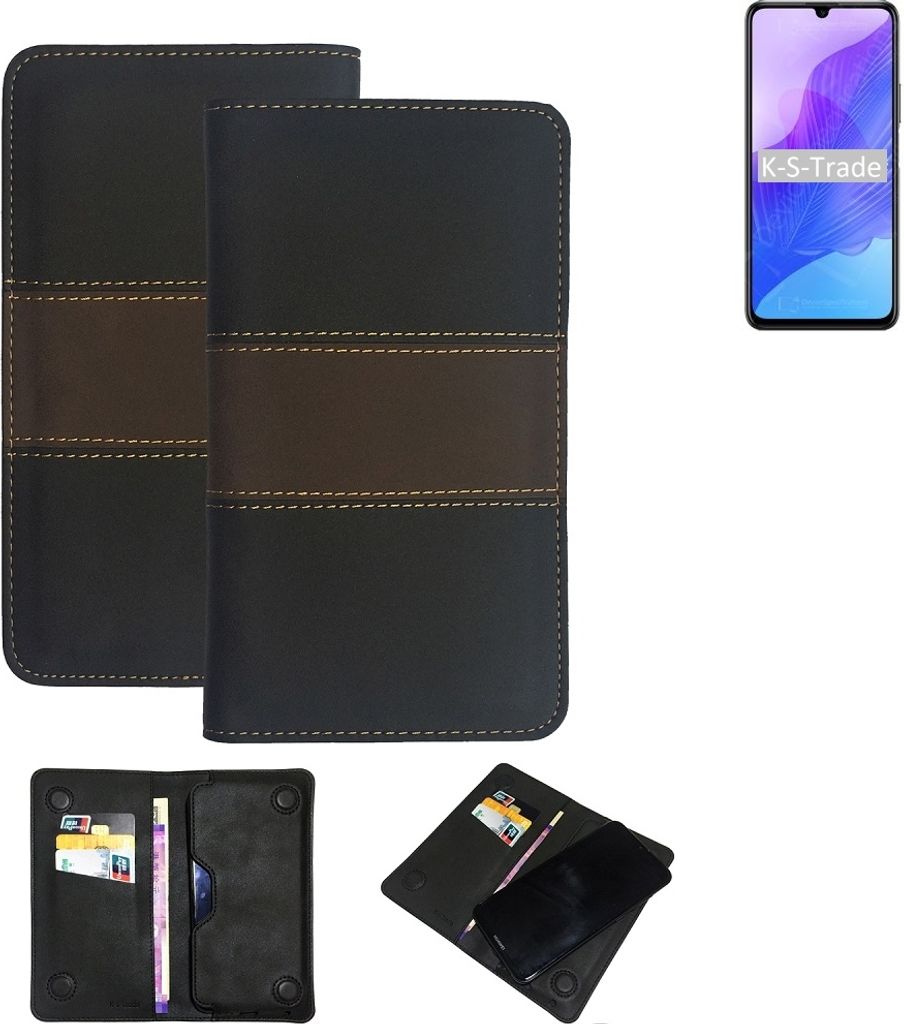 K-S-Trade Hülle Handyhülle kompatibel mit Huawei Honor 30 Lite Schutzhülle Walletcase Bookstyle Tasche Schutz Case Handytasche Wallet Cover