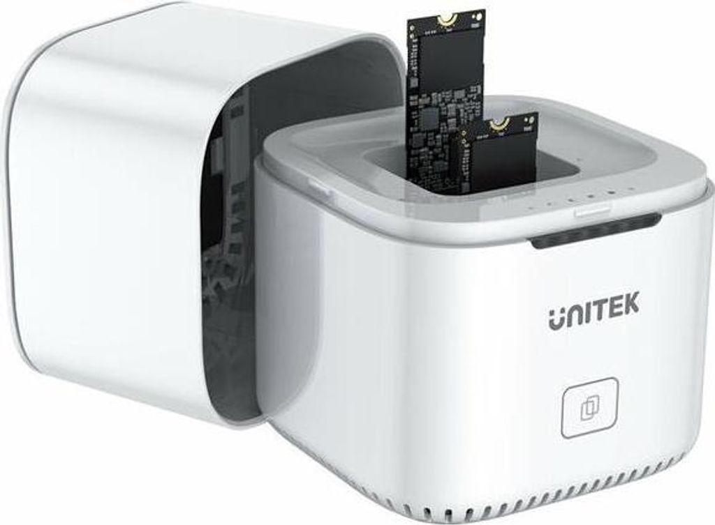 Unitek International 2x M.2 PCIe/NVMe SSD-Festplatten-Klonstation