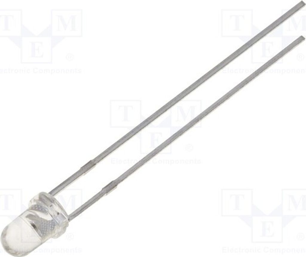 5x LED 15° rot 2200÷4200mcd 3mm LUE30243/A-01 LED Dioden THT 3mm
