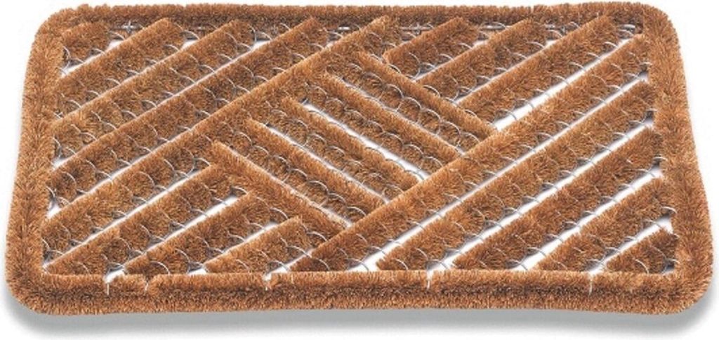 Paillasson brosses coco naturel coco/acier L390xl590xS30mm Image du produit 