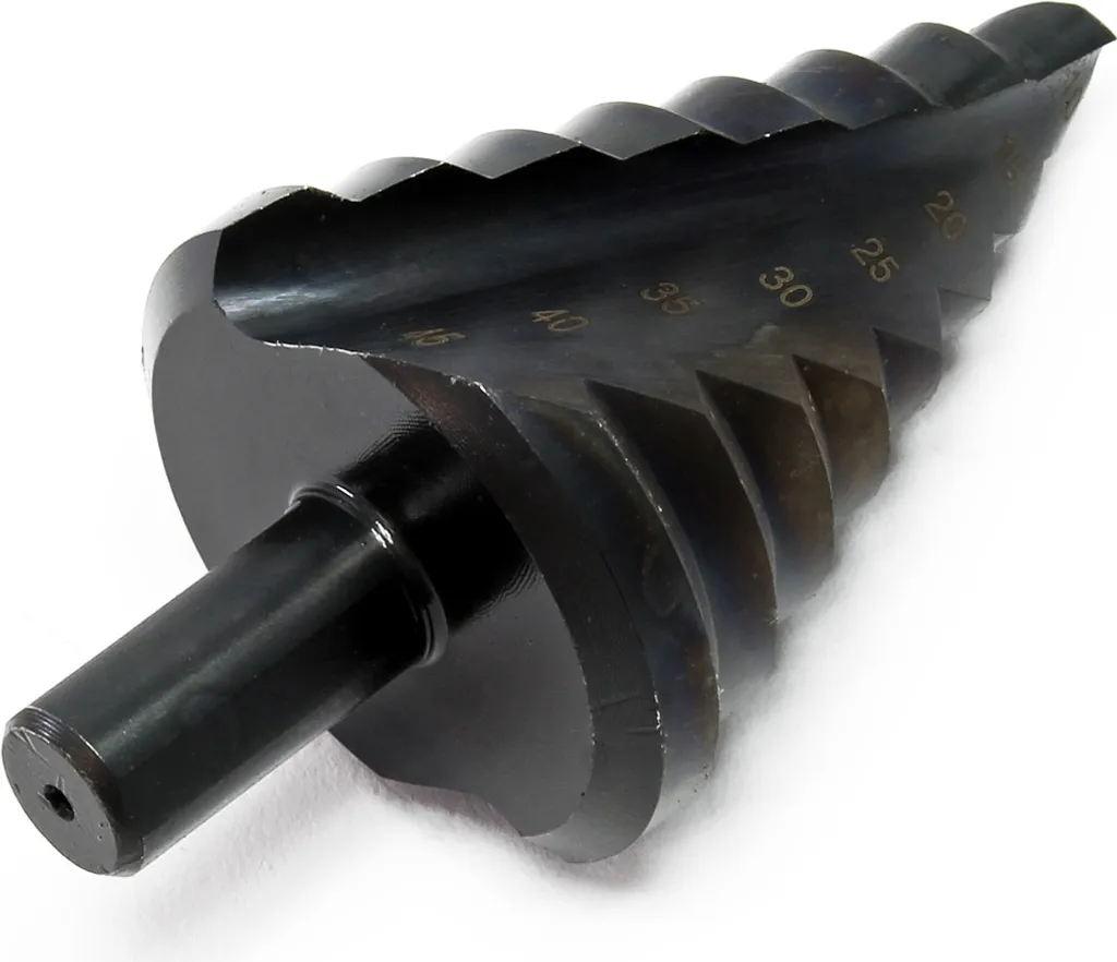 Wiltec Punta a Gradini HSS 10-45 mm | Trapano Conico per Metallo