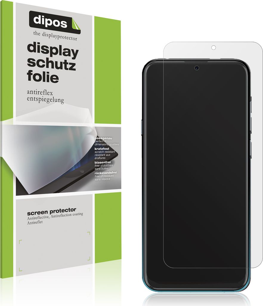 2x Schutzfolie für Benco iris 59 matt Displayschutzfolie Folie Display Schutz