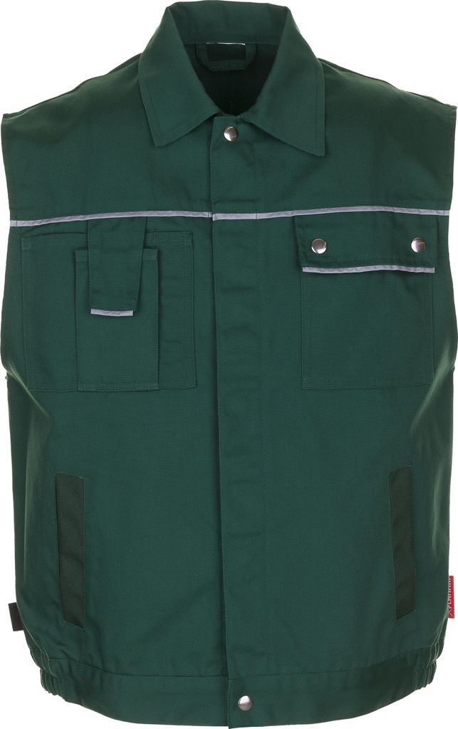 Größe M Herren Planam Canvas 320 Weste grün Modell 2161