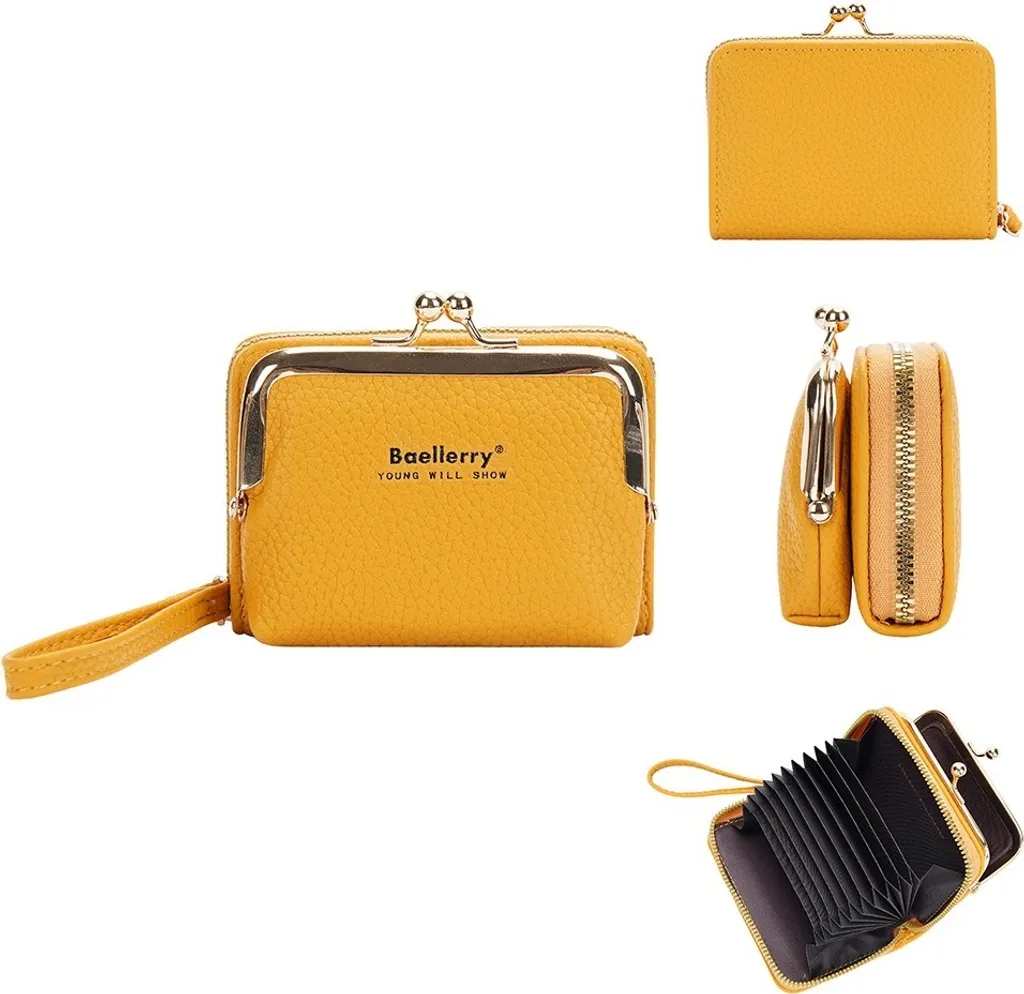 Recensione Portafoglio Baellerry Carolla Giallo KP35909 | Qualità e Prezzo