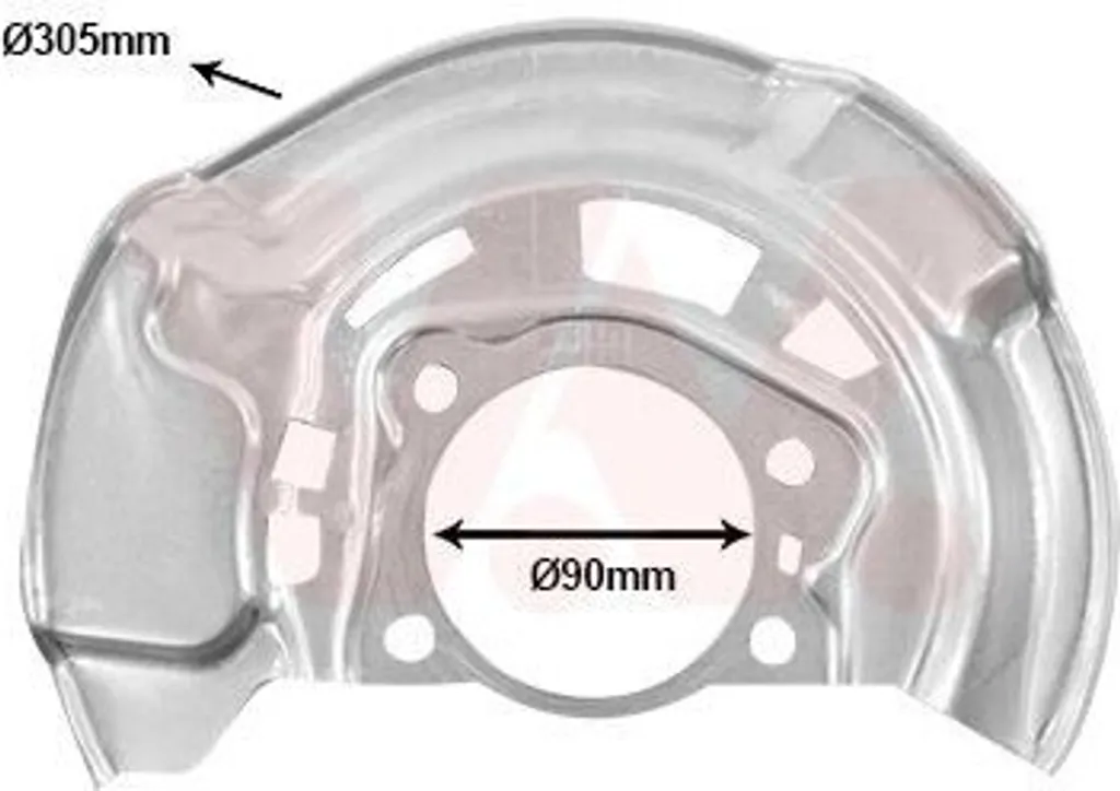 Protection de Frein pour Toyota Avensis Station Wagon Avant Droite