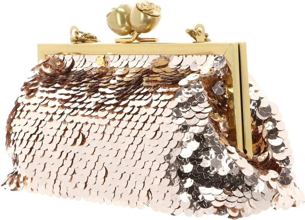 Pochette Ted Baker Rose Gold Sequinz - Accessorio Eventi Luxury - 4