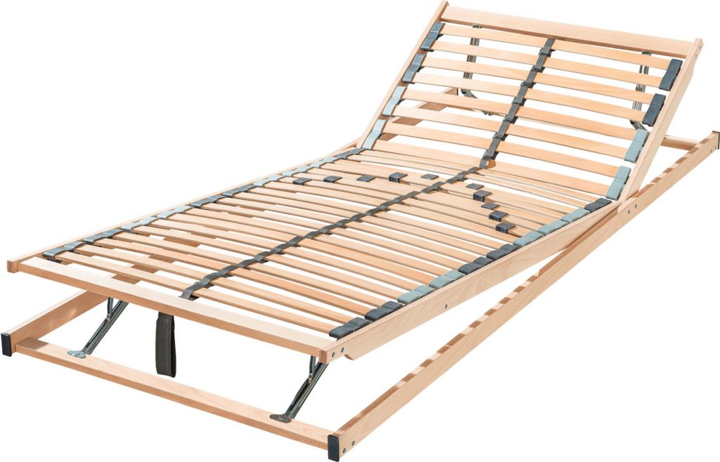 fan Lattenrost Federholzrahmen Comfort Premium manuell verstellbar 100x200 cm