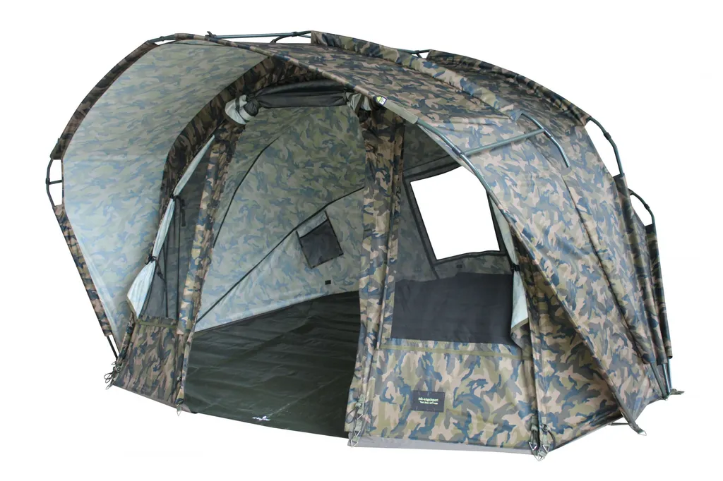 Biwy Tente de Pêche Carpe 2 Places MK Fort Knox Ghost 2.0 Pro Dome