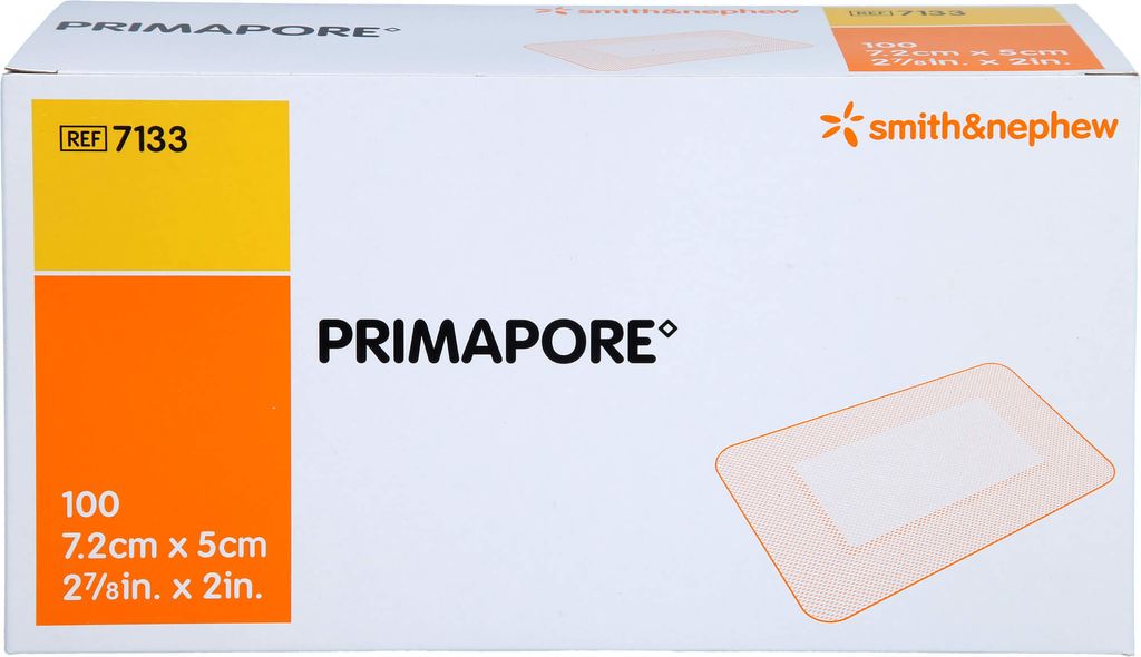 PRIMAPORE 7,5X5 WUNDVERB STERIL, 100 St VER Produktbild 