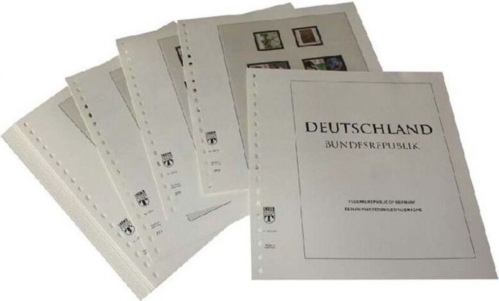 Lindner-T Vordruckblätter T120b/05 Deutschland- Jahrgang 2005 bis 2009