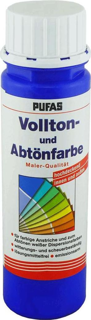 PUFAS Vollton- und Abtönfarbe250 ml 536 ultramarinblau