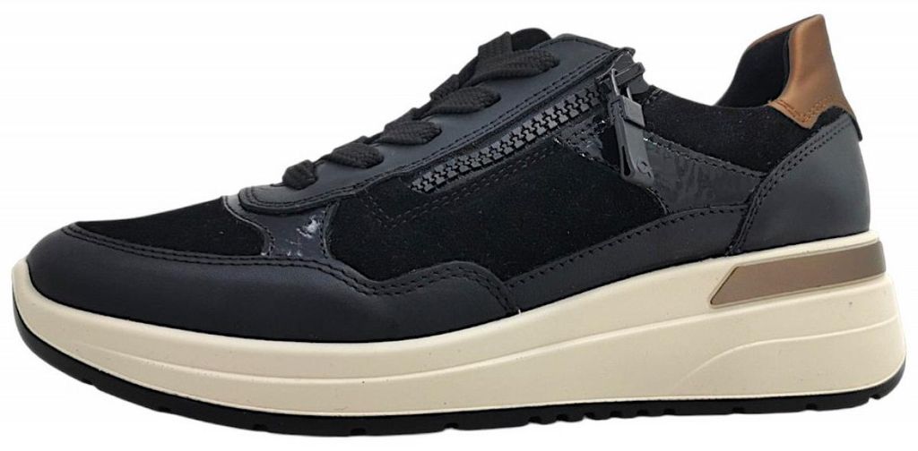 Ara Garda Damenschuhe Schnürschuhe Sportive sportlicher Schnürer Schwarz Freizeit, Schuhgröße:EUR 39 | UK 6