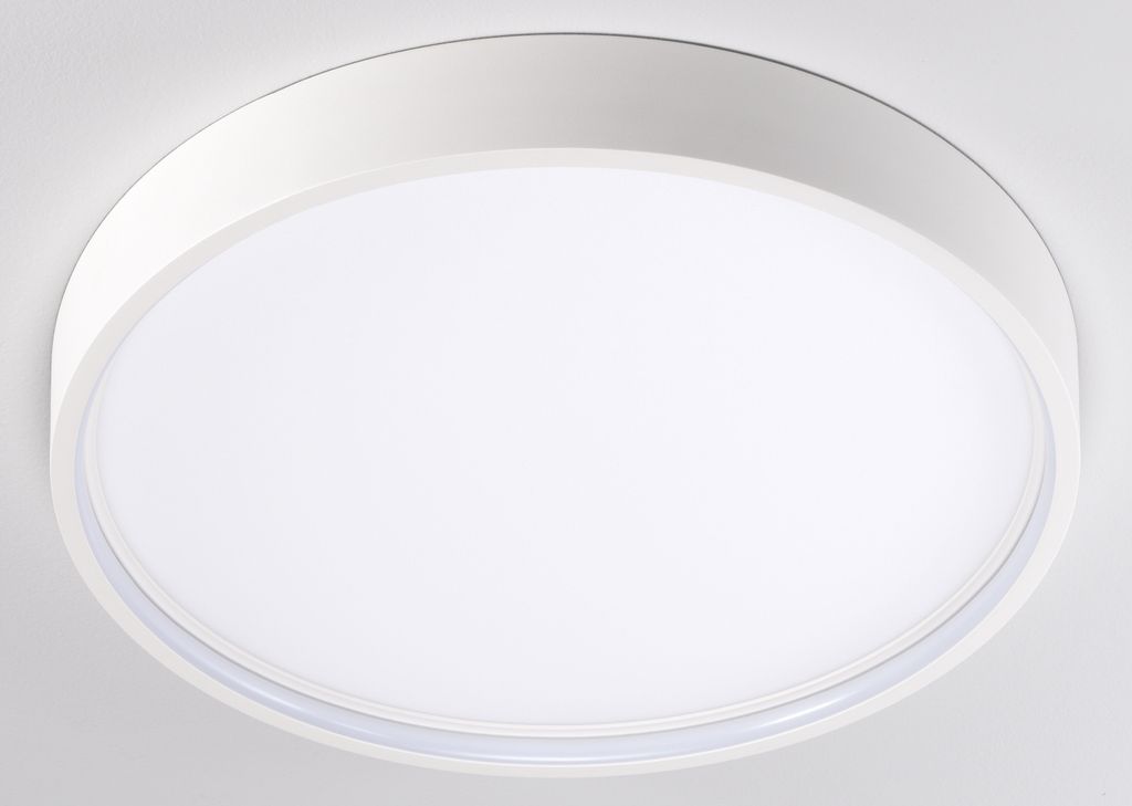 casa NOVA Deckenleuchte DIGO DH 45x5 cm weiß Deckenlampe Produktbild 