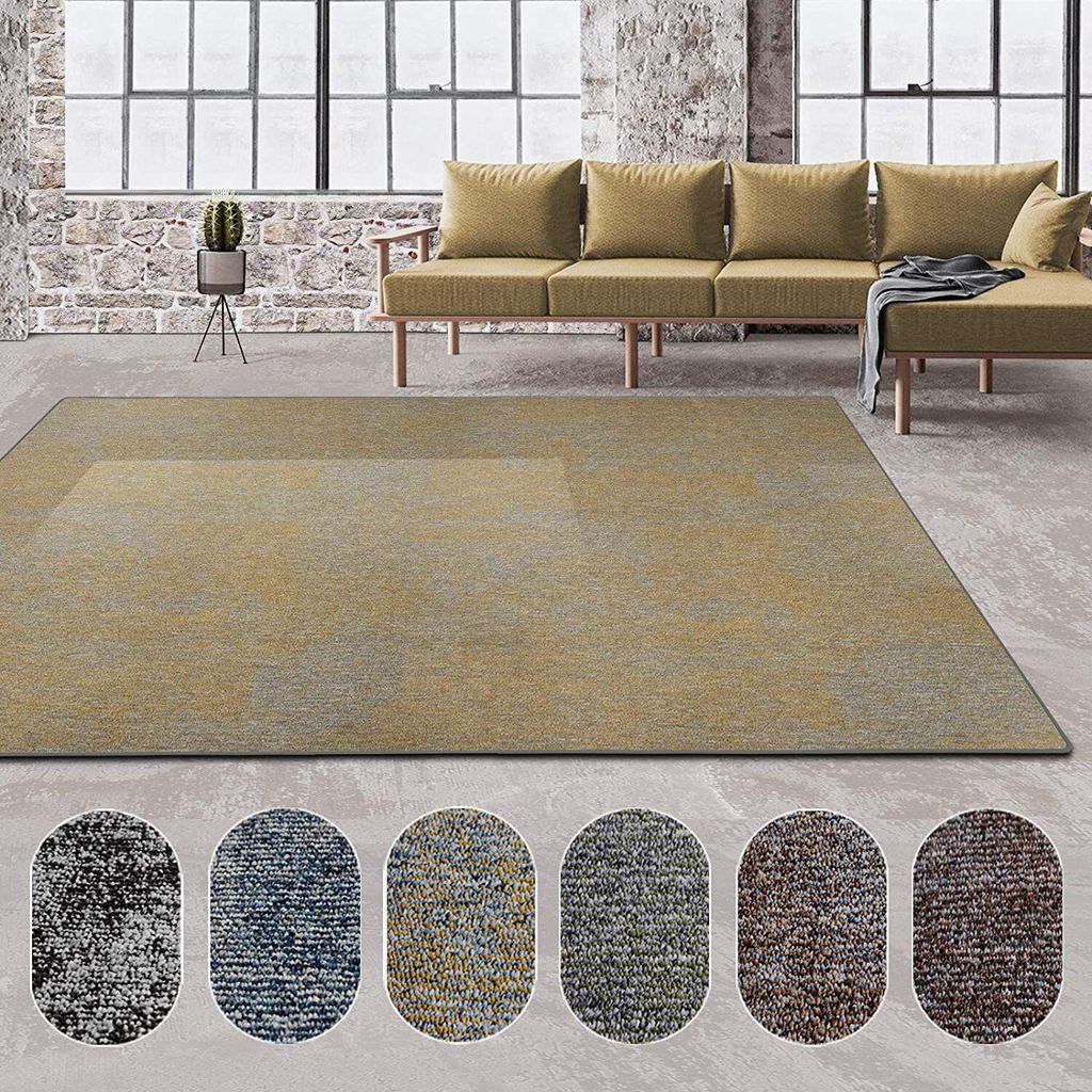 Teppich auf Maß York Gelb 20 Breite: 100 cm, Länge: 200 cm