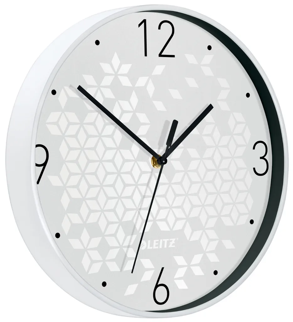 Horloge Murale Rose Leitz WOW Quartz pour Décoration de Bureau