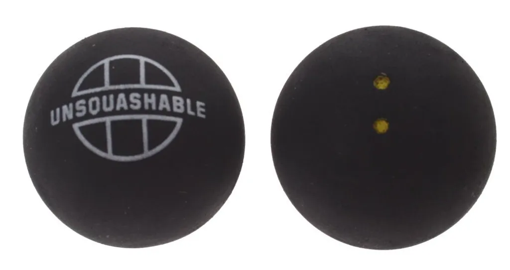 Balles de squash de compétition caoutchouc durable UNSQUASHABLE - 5