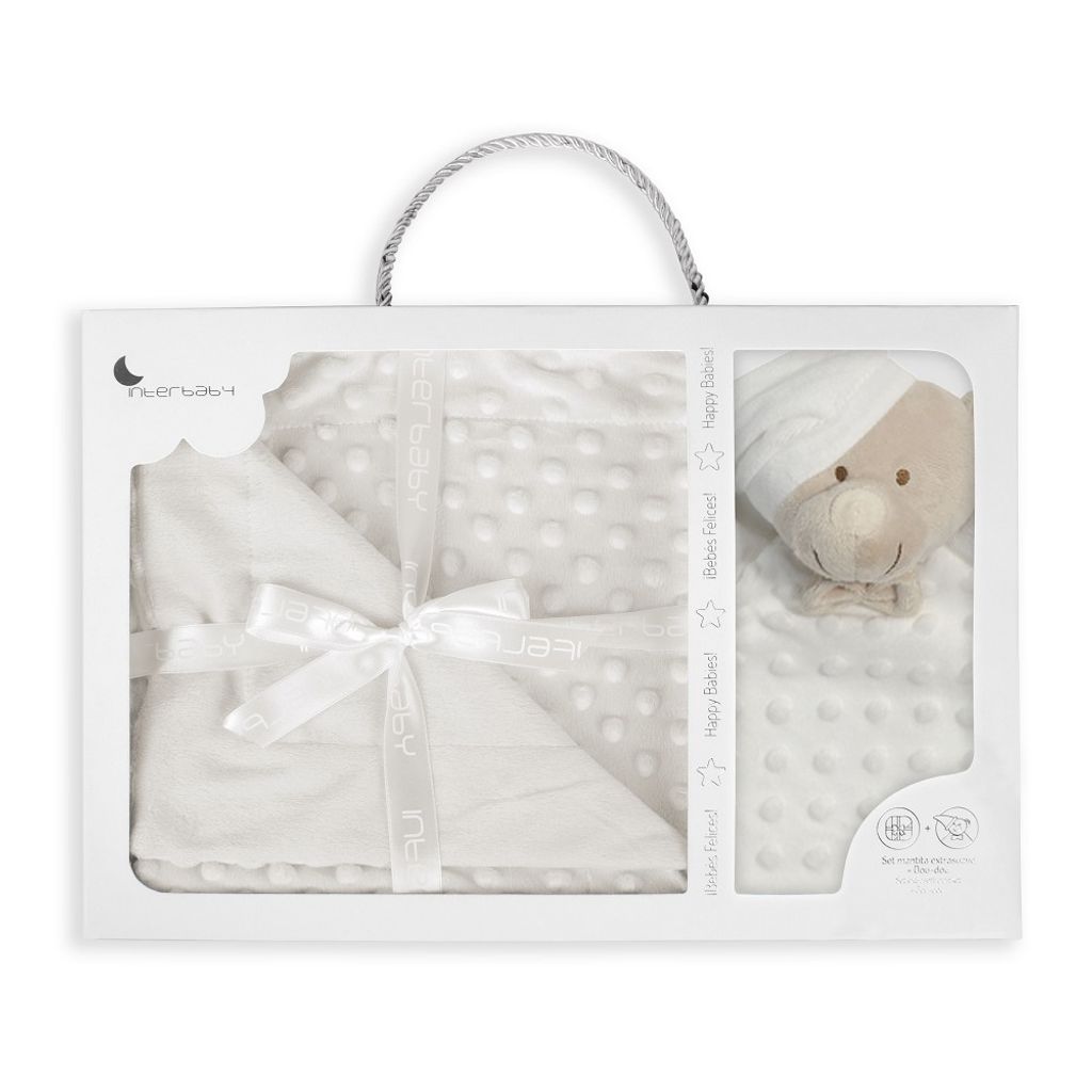 Interbaby - Blasen Decke 80X110 CMS. + Dou Dou 28X17 CMS. - Produktbild 