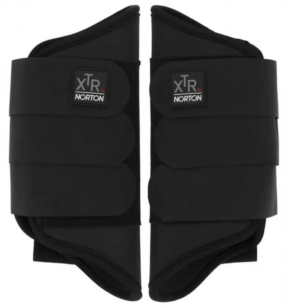 Protège-boulets Norton Xtr noirs 1680D taille M pour chevaux de sport M