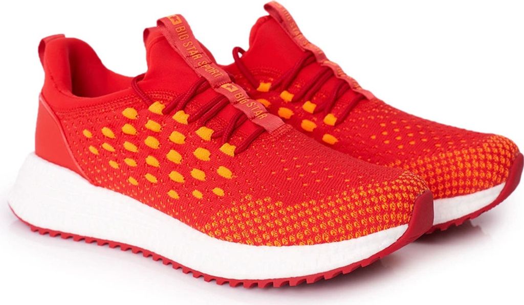 Męskie Sportowe Buty Memory Foam Big Star FF174240 Czerwone Zdjęcie produktu 