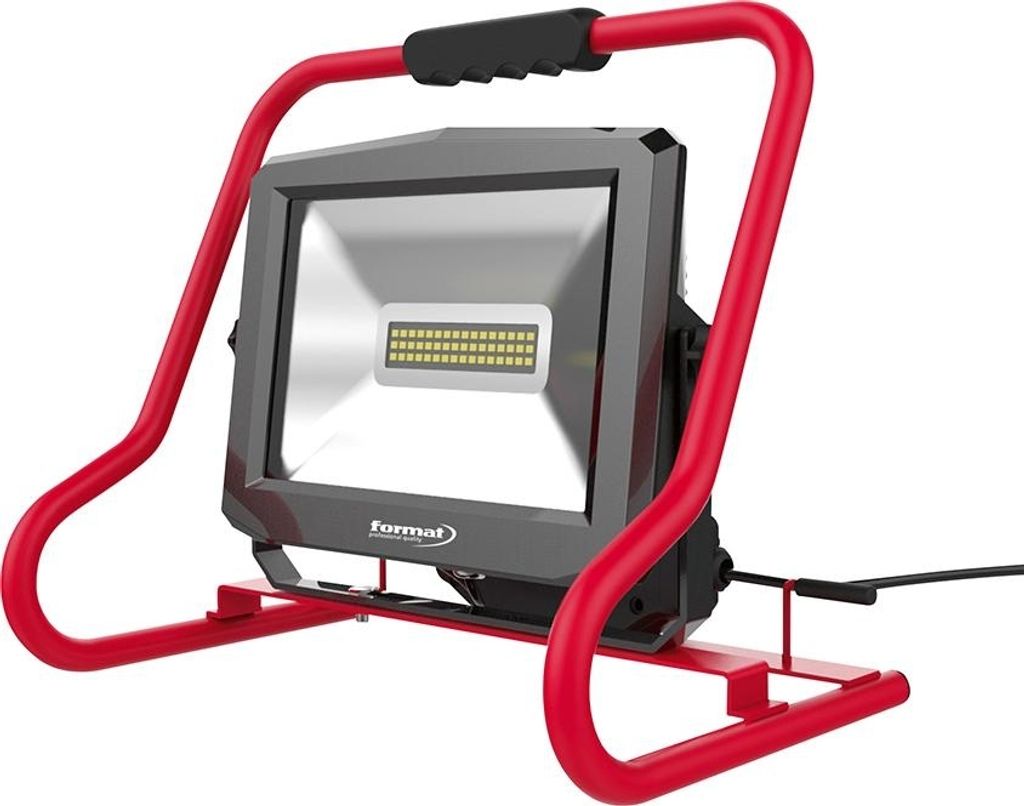 FORMAT LED Baustrahler 80W, 3m, 2 Dosen, 6400 Lumen, IP54, Ausführung:nv, Farbe:nv, Leuchtweite:nv, Leuchtstärke:6.400 lm, Maße:nv, Leistung:80 ...