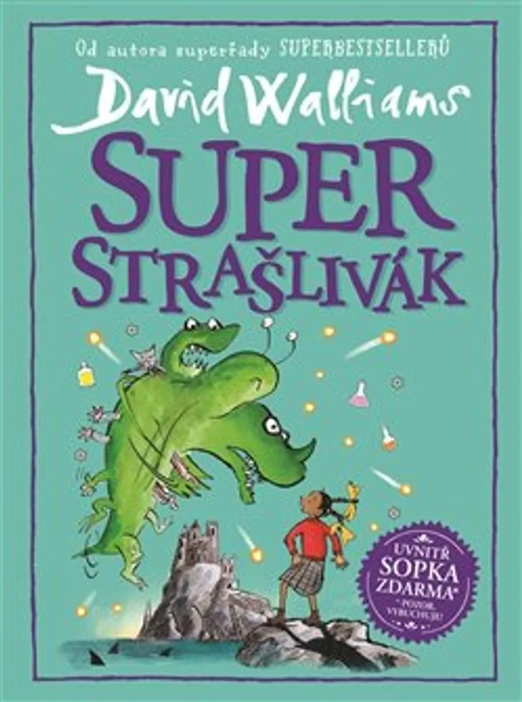 Livre Superstrašlivák de David Walliams en version française pour enfant