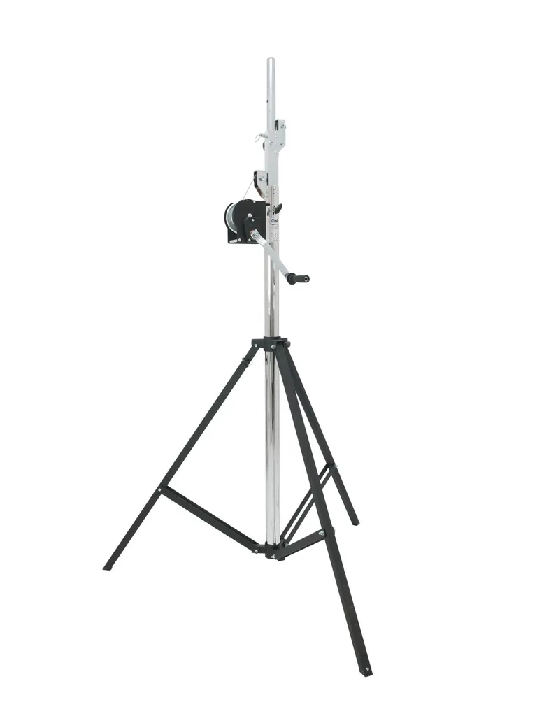 Pied élévateur Eurolite STT-400/85 charge 85kg avec treuil de sécurité