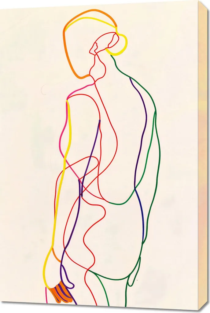 Quadro Arcobaleno 60x90 per Cameretta e Casa - Regalo Colorato