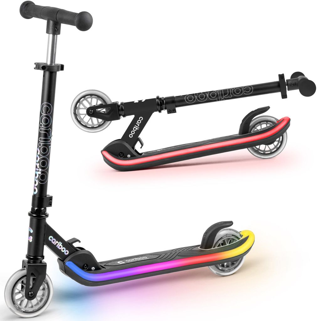 Zweirad-Roller mit leuchtendem LED-Trittbrett Cariboo Produktbild 