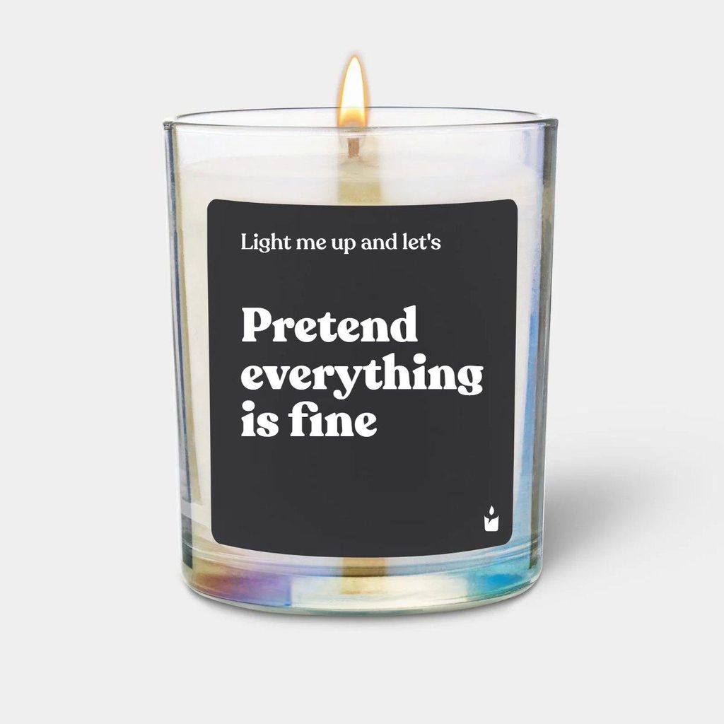 ChattyCandles Duftkerze Flowery Pretend everything is fine
