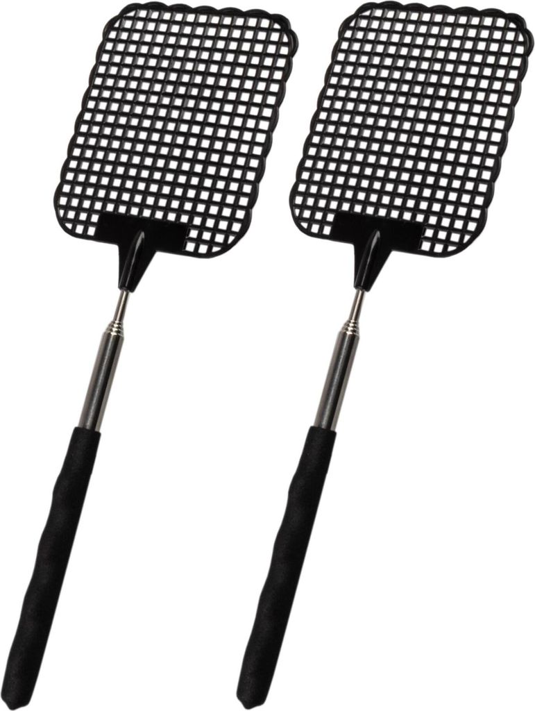 ECENCE Set de 2 tapettes à mouches télescopiques Image du produit 