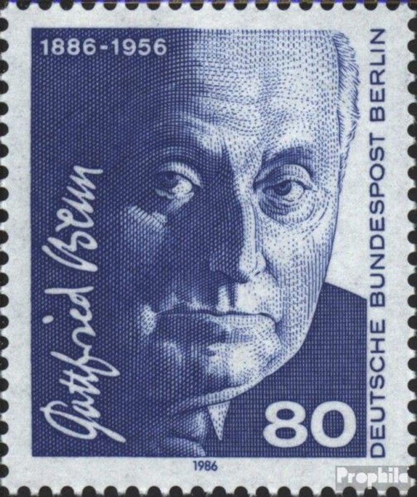 Briefmarken Berlin (West) 1986 Mi 760 (kompl.Ausg.) FDC Benn