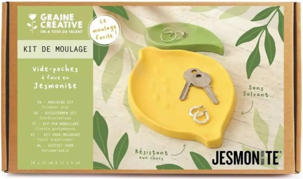 Créez votre Déco de Table Vide-poches Citron Kit Jesmonite DIY Maison