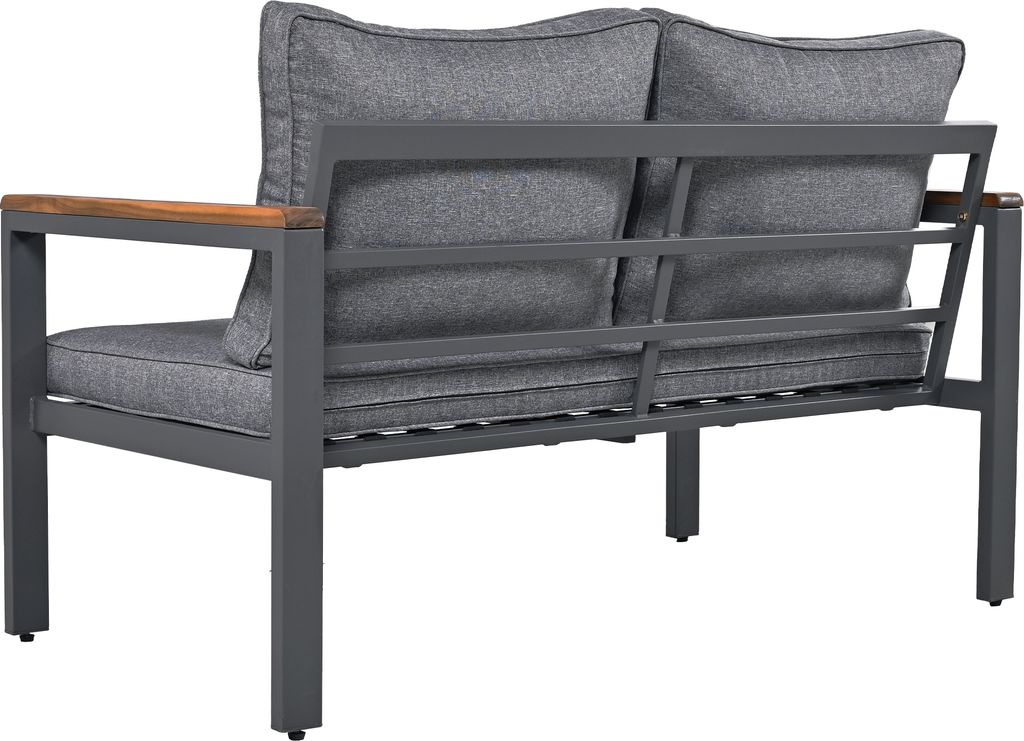 Merax Gartenlounge Set 4-tlg. Balkonmöbel Set mit Kissen Produktbild 7