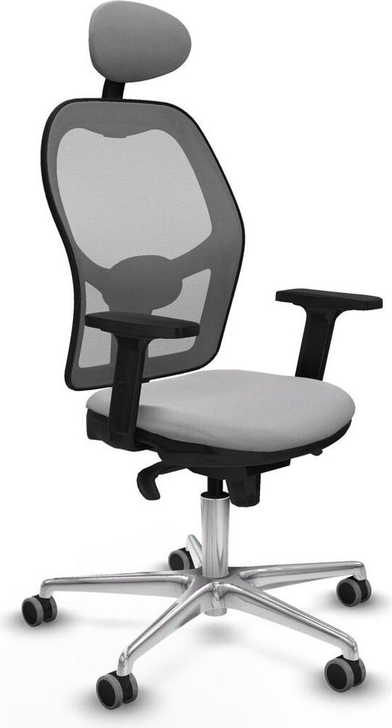 Bürostuhl mit Kopfstütze Jorquera Piqueras y Crespo 2D086G1 Hellgrau