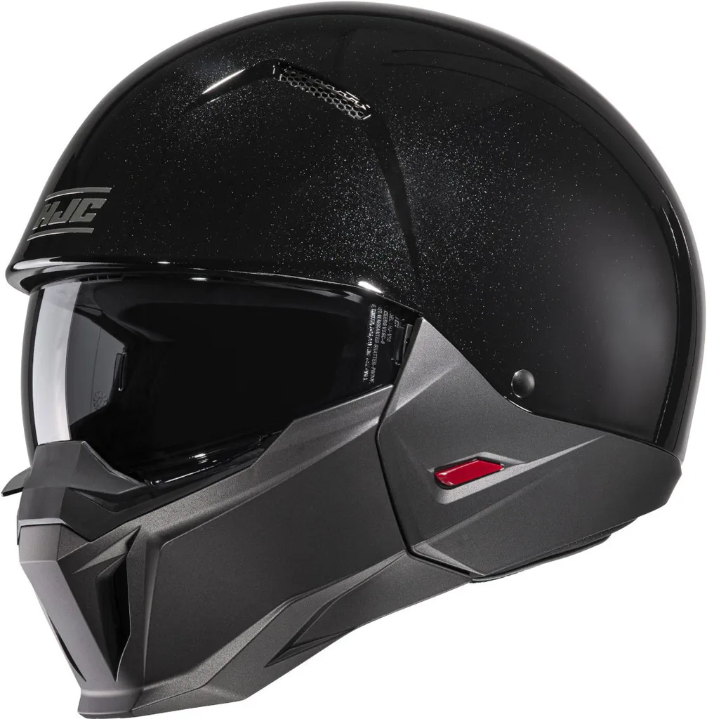 Casque HJC i20 Solid Noir Métallisé S - Finis la Buée et l'Inconfort