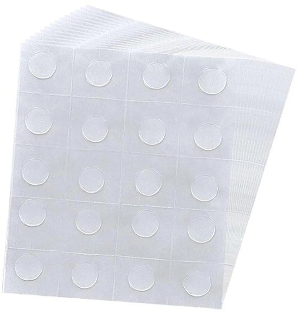 Pastilles pour décoration de ballons et fête double face transparentes