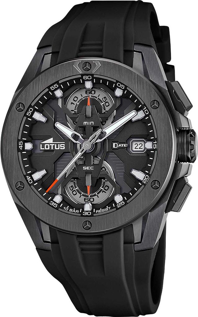 Orologio Uomo Lotus 18800/2 Nero Argentato
