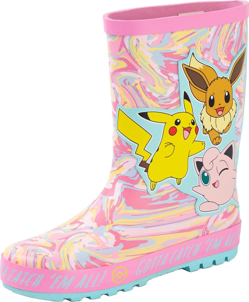 Pokemon - Mädchen Gummistiefel, Figuren NS8691 (30 EU) (Bunt)